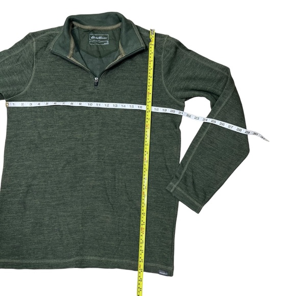 Eddie Bauer Sweater Long Sleeve 1/4 Zip Pullover - Picture 3 of 10
